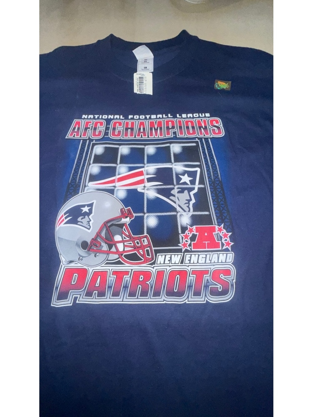 New England Patriots AFC Champions navy T-shirt